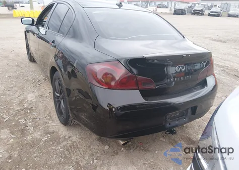 2012 Infiniti G25X z USA, uszkodzony, nr VIN JN1DV6AR6CM730028